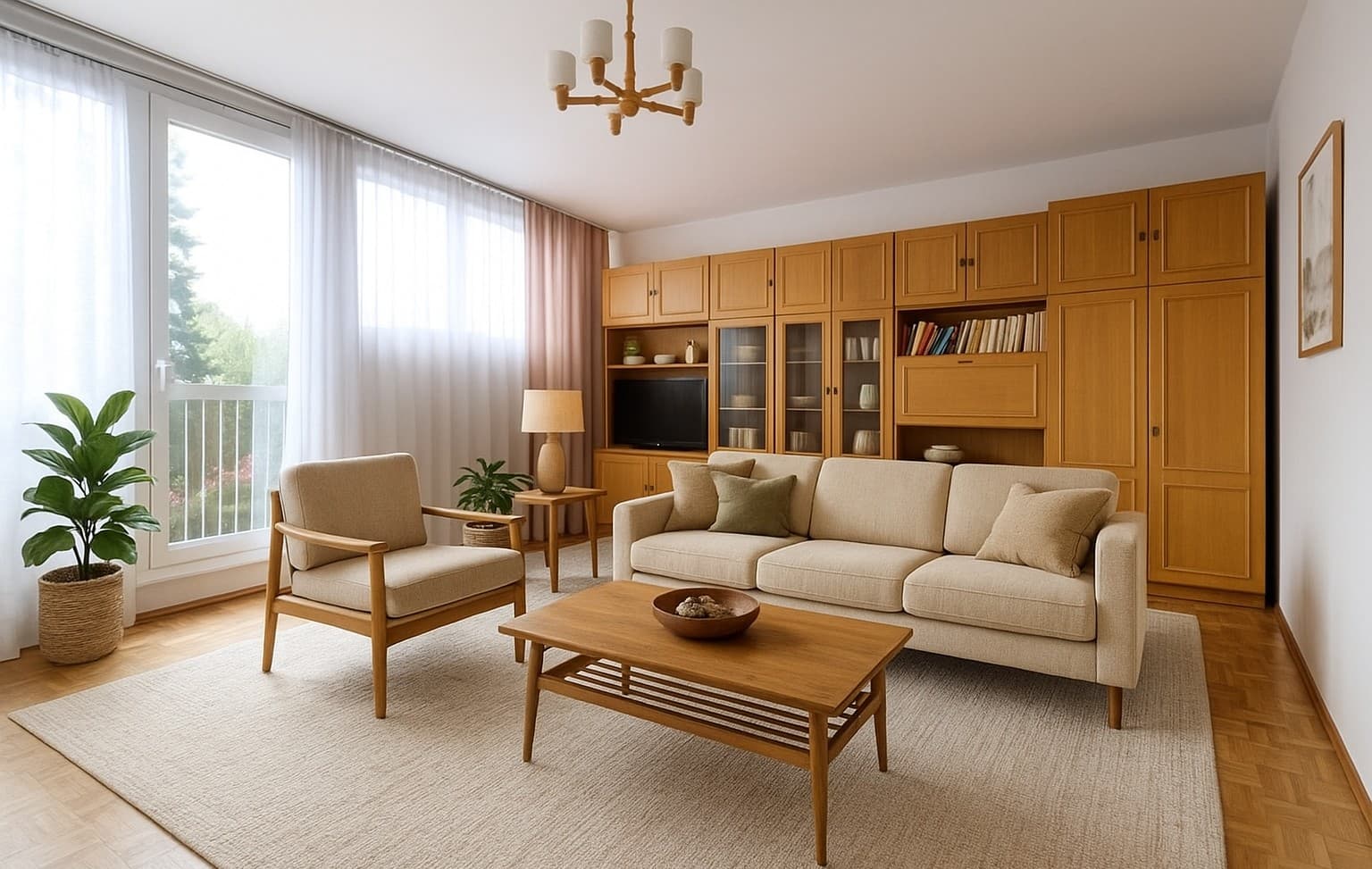 Ampio appartamento 3 locali in vendita a Powstańców Śląskich, 58 m²