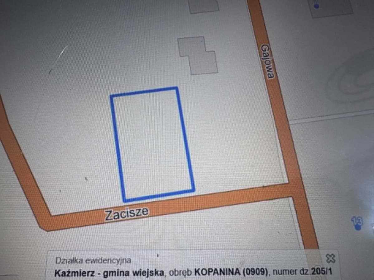부지 - 698 m² - ul. Gajowa Kopanina