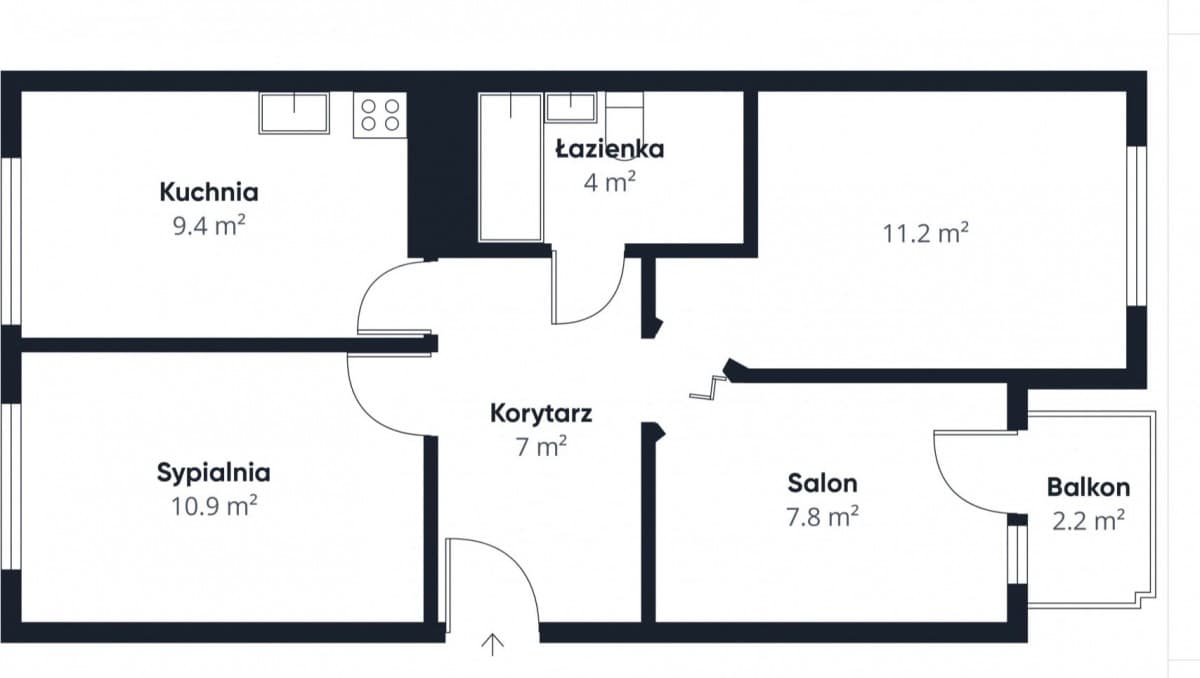 Mieszkanie - 3 pokoje - 51 m² - ul. Jarosława Iwaszkiewicza Oława