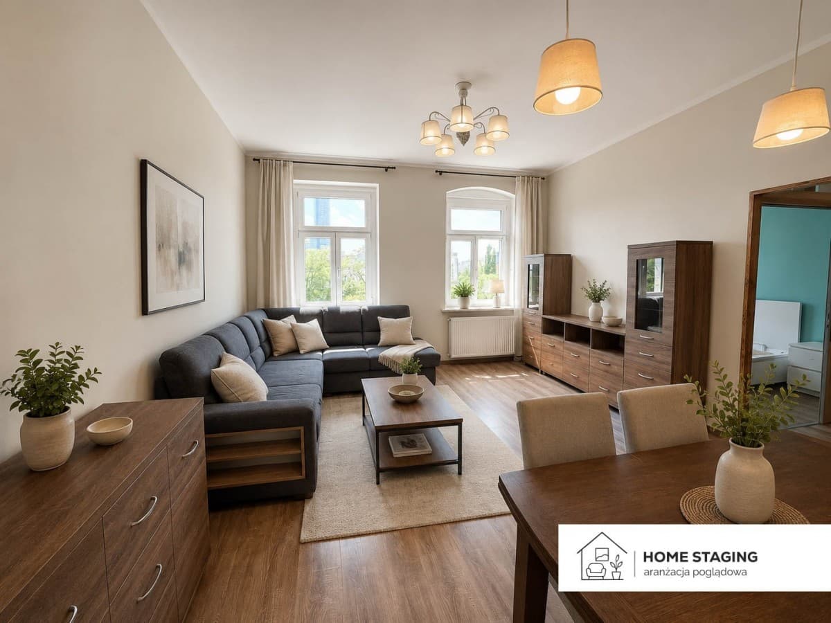 Sunny 3-Room Apartment - 64 m² - Wrocław Stare Miasto