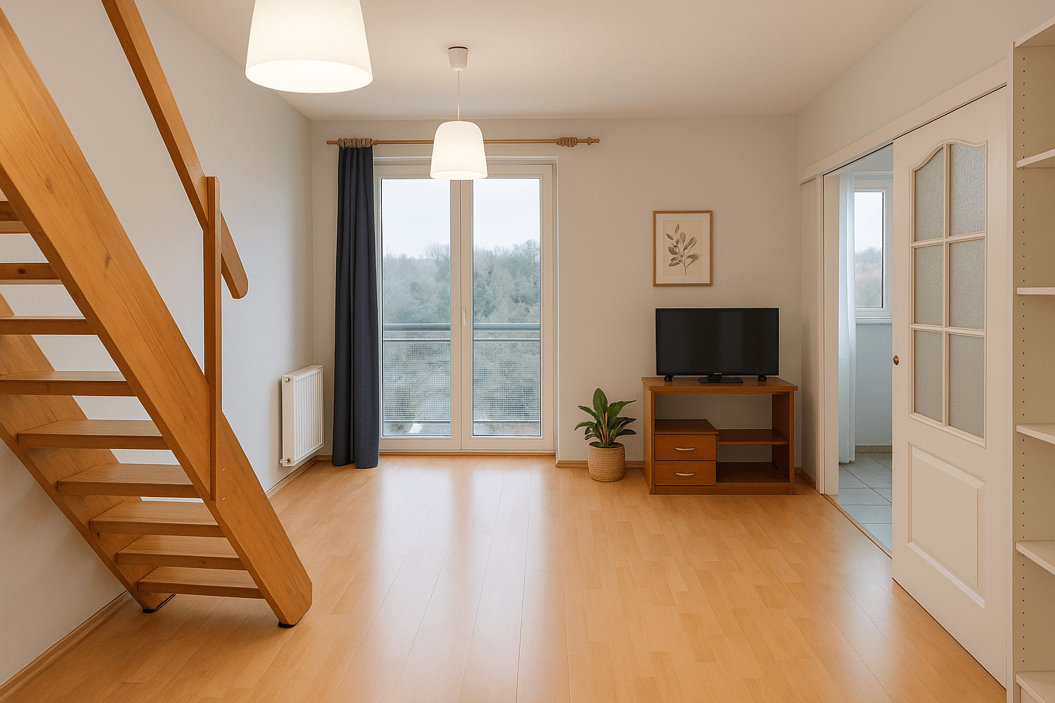플라츠 그룬발츠 2룸 아파트, 44 m², Wrocław