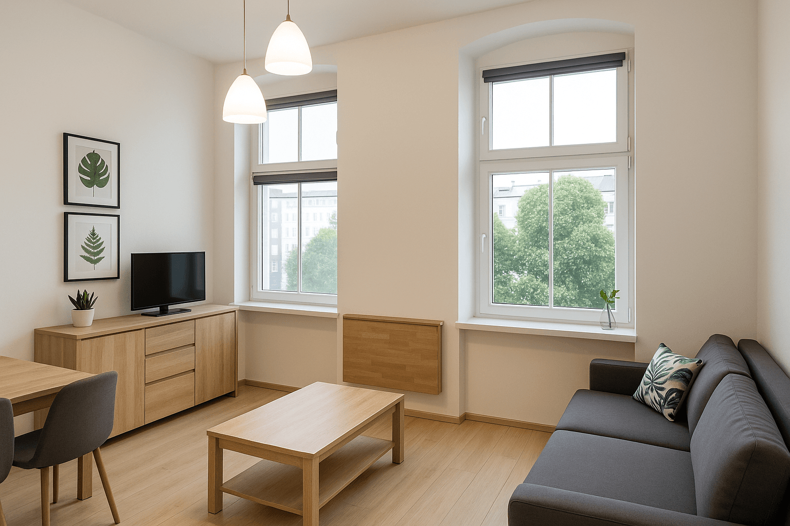 2-room, 38m, Na Szańcach, 3150 with utilities included