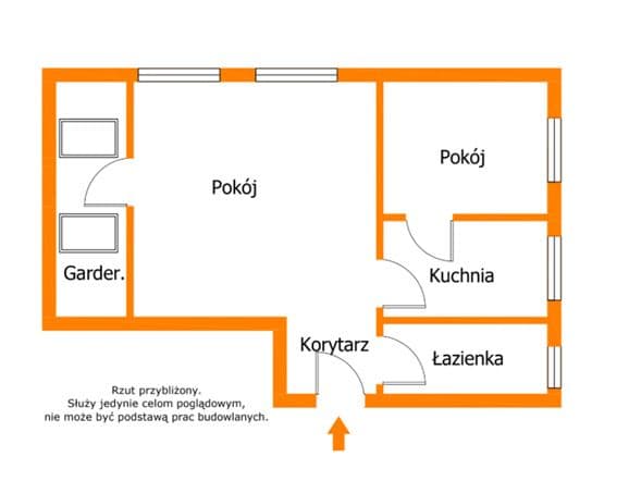 Apartamento - 2 habitaciones - 61 m² - c/ Okrzei Żary