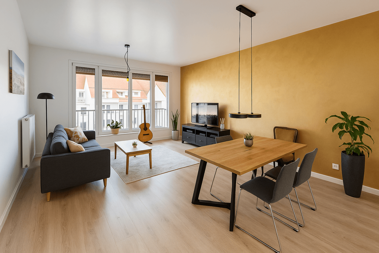 Elegant, air-conditioned apartment 92 m² | 3 rooms, 2 balconies, garage | Muchobór Wielki