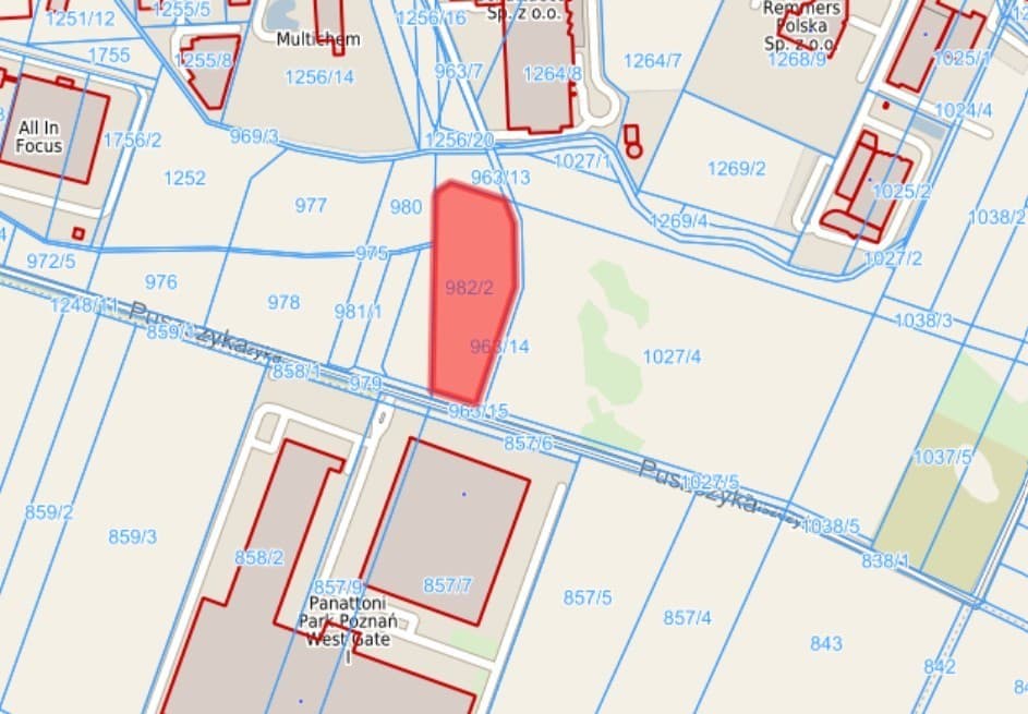 Terreno - 13400 m² - ul. Puszczyka Tarnowo Podgórne