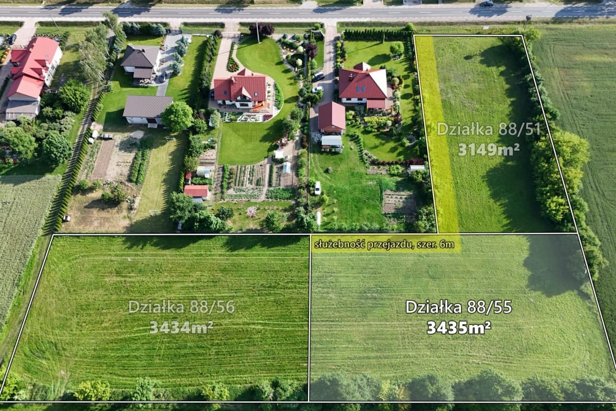 Terreno - 3435 m² - Łaziska