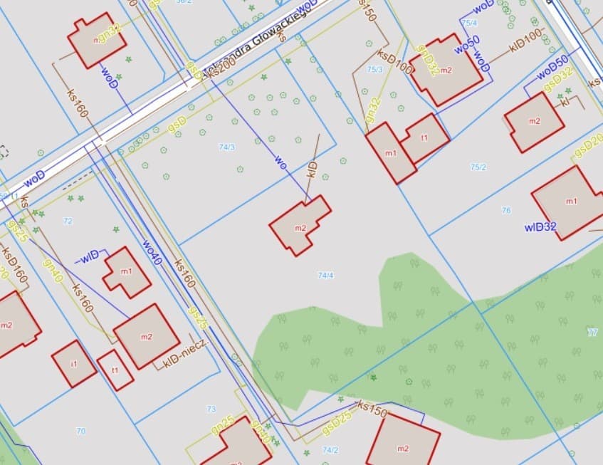 Plot - 2335 m² - Głowackiego St. Milanówek