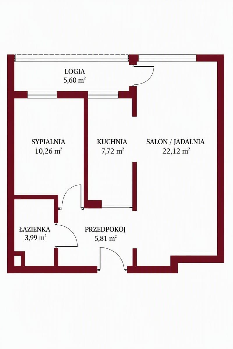 Wohnung - 2 Zimmer - 50 m² - ul. dr. Jana Piltza Kraków Ruczaj