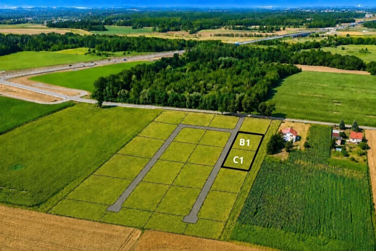 Działka - 1882 m² - ul. Bojszowska Jedlina