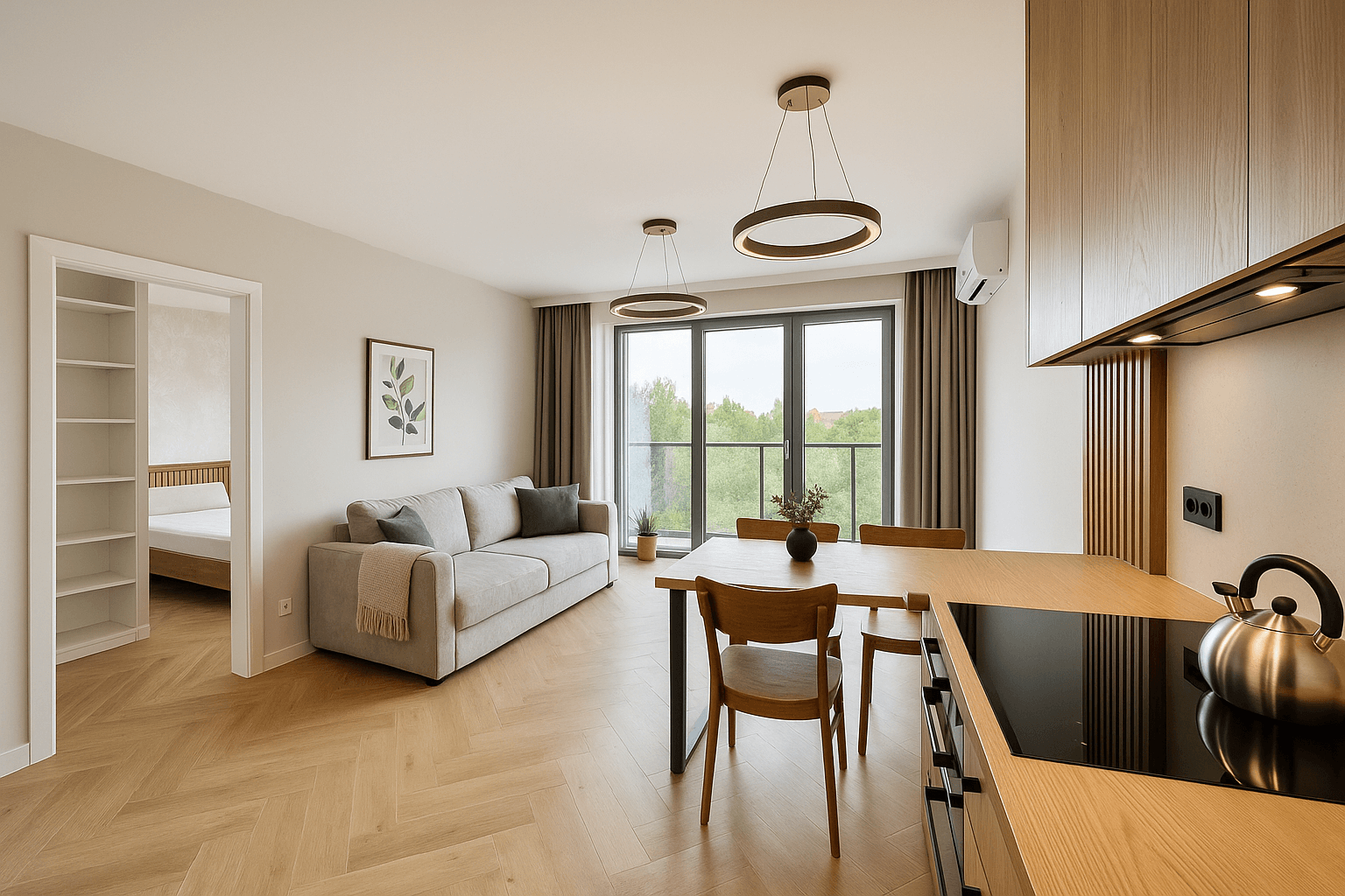 Nowe 2 pokoje 39 m² | Klimatyzacja | ul. Herbsta, Sołtysowice