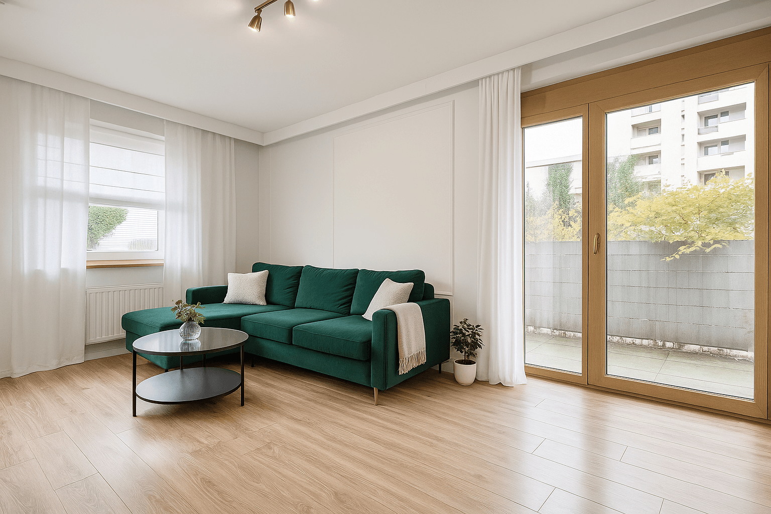 Appartamento moderno 2 locali con giardino a Krzyki, 41 m²