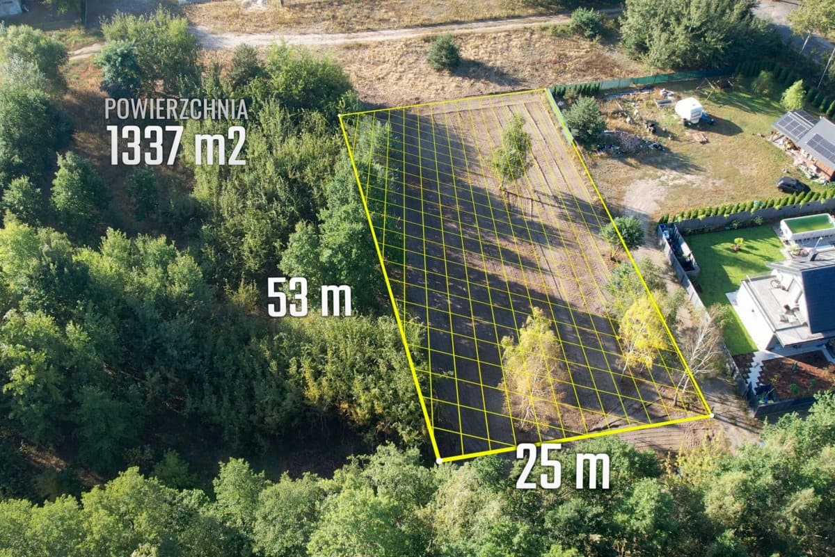 Działka - 1338 m² - ul. Walecznych Grądy